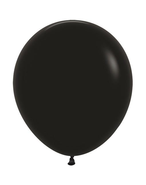 Globos Negro 45cm 25uds