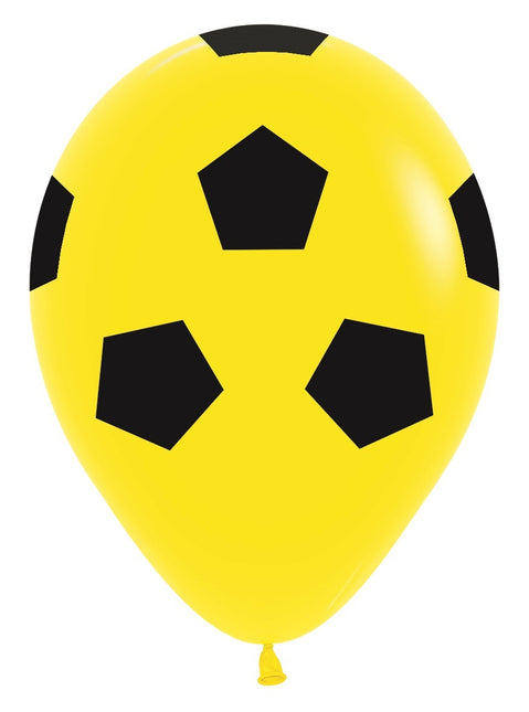 Globos Fútbol Mix 30cm 25pcs