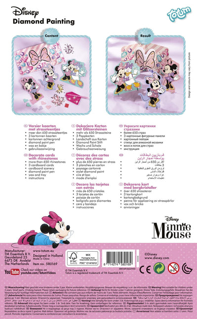 Pintura con diamantes de Minnie Mouse