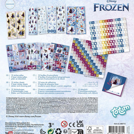 Juego de pegatinas Frozen grande