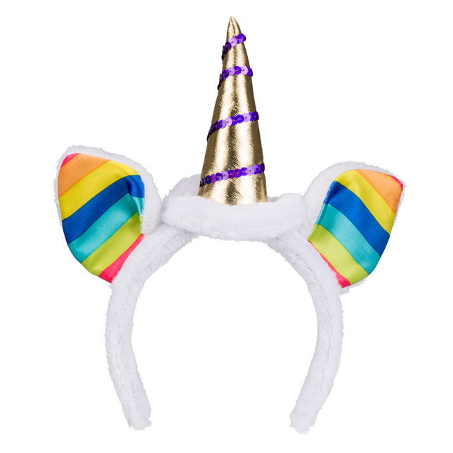 Tiara Unicornio Arco Iris