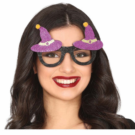 Gafas de Halloween Gorro Purpurina