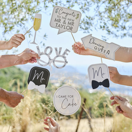 Atrezzo para fotomatón de bodas 13pcs