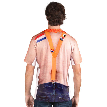 Camiseta Holanda Naranja Hombre M/L