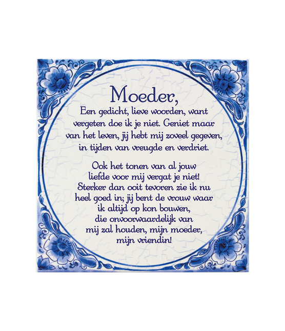 Azulejo Azul Delft Madre 14.5cm