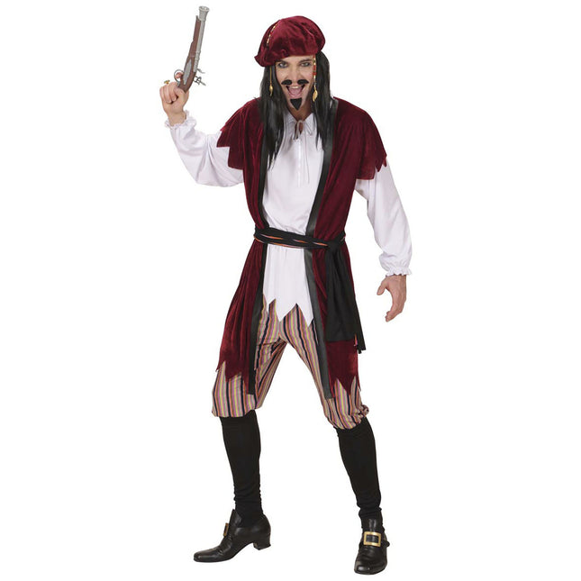 Traje Pirata Rojo Hombre