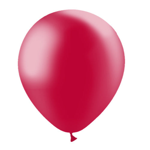 Globos Rojos Metálicos 30cm 10pcs