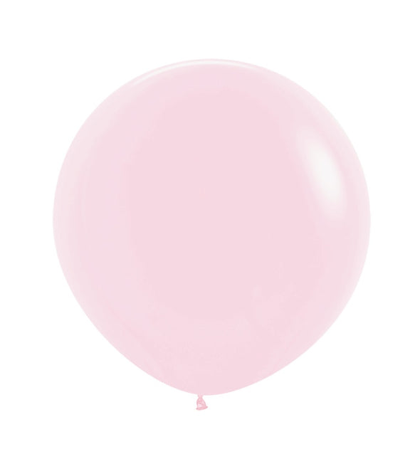 Globos Rosa Mate Pastel 61cm 10pcs