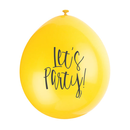 Globos Lets Party 28cm 10pcs