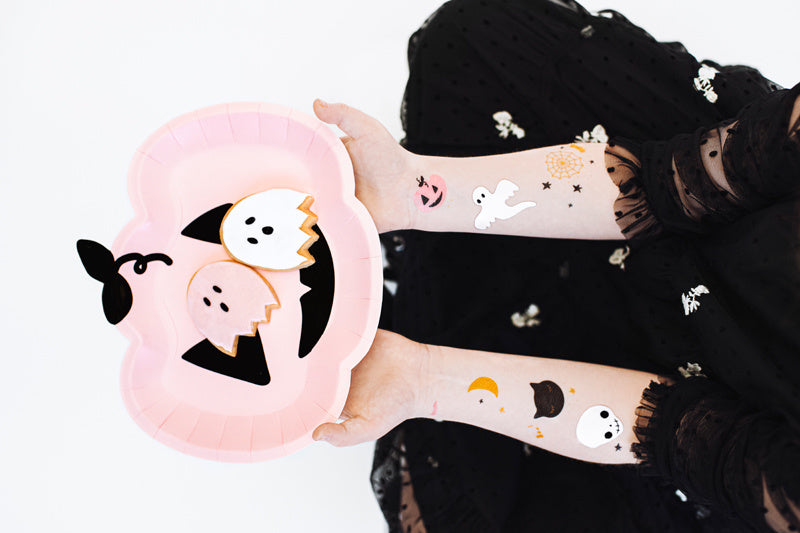 Tatuajes de Halloween Boo 12pcs