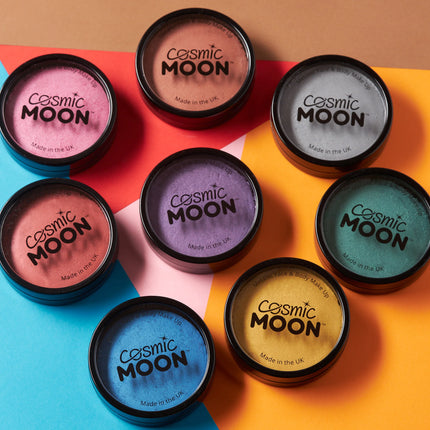 Cosmic Moon Pintura Facial Metalizada Pro Cake Pots Verde 36g