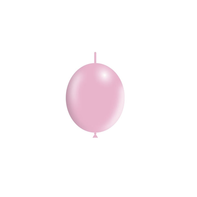 Globos Botón Rosa Claro 15cm 100pcs