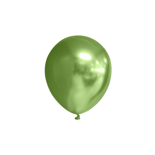 Globos Verdes Brillantes 13cm 100pcs