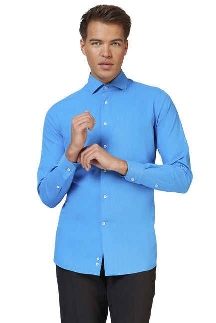 Camisa Azul Hombre OppoSuits