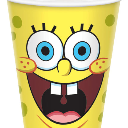 Bob Esponja Vasos 250ml 8uds.