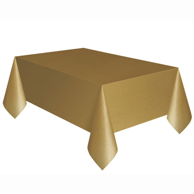 Mantel Oro Plástico 2.74m