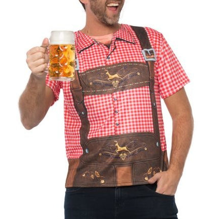 Camiseta Lederhosen Hombre