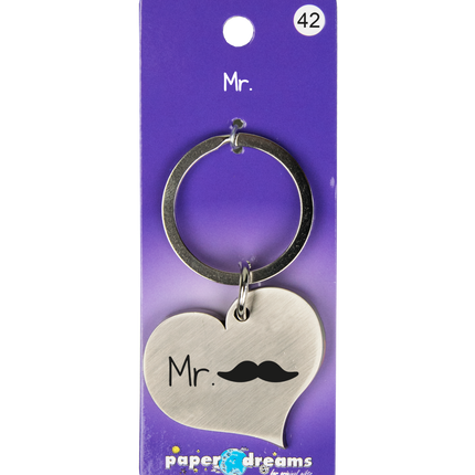 Llavero Mr Mustache 10cm