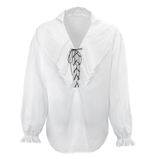 Blusa Blanca Hombres Piratas/Renacimiento