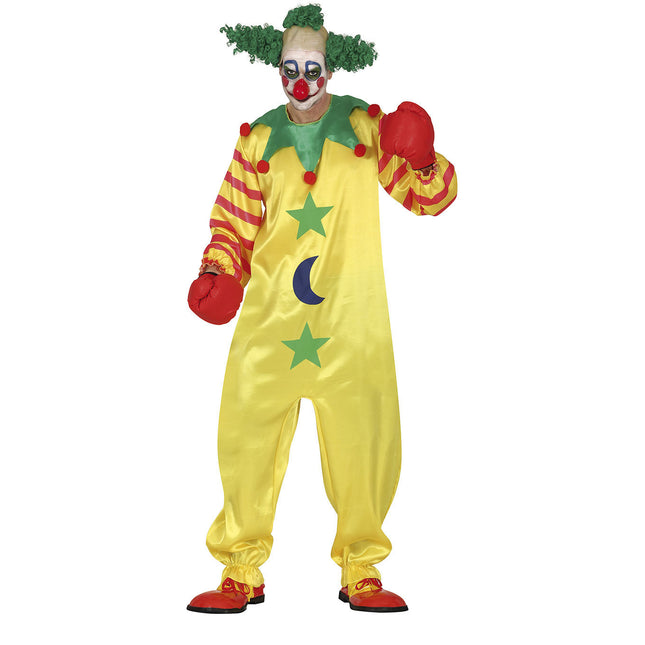 Disfraz de Payaso de Halloween Hombre Amarillo L