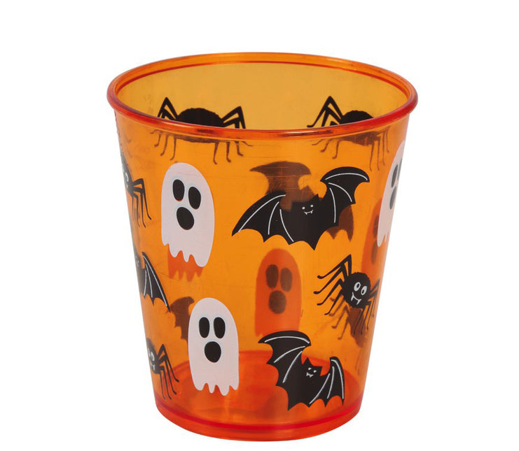 Vaso Halloween Naranja 10cm