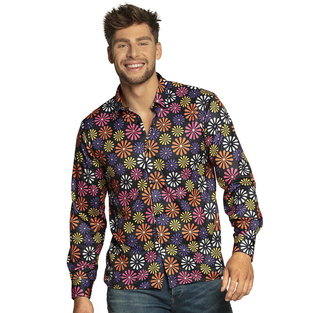 Blusa Hippie Hombres Flores