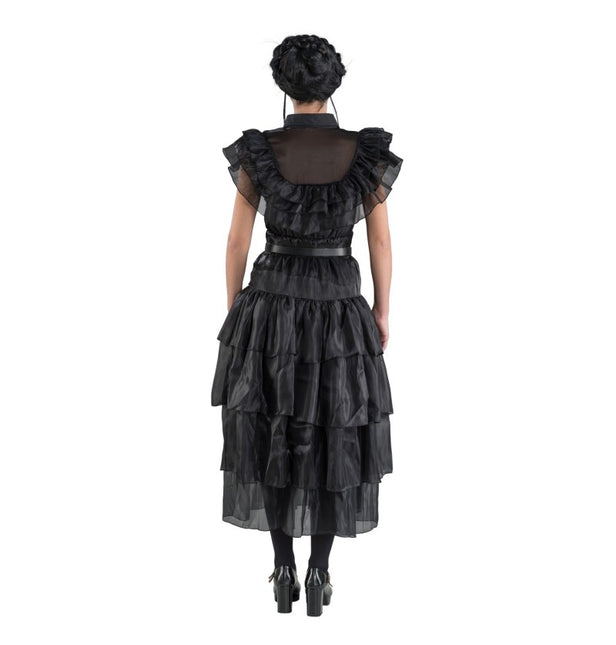 Disfraz Miércoles Prom Night Vestido Negro