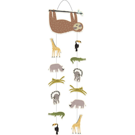 Decoración Colgante Animales de la Selva 85cm