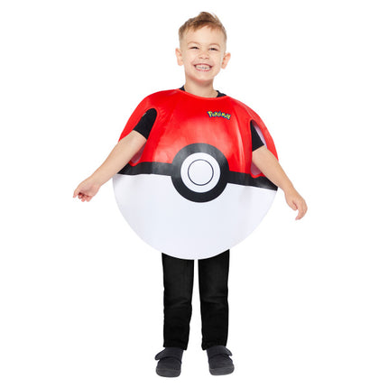 Disfraz Niño Pokemon Pokeball Tabardo