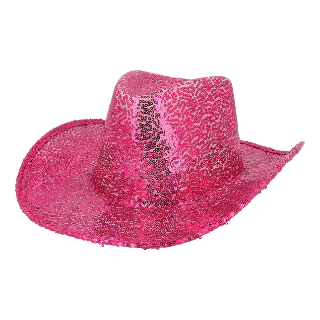 Sombrero de vaquera rosa