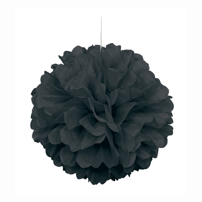 Pompón Negro 40cm