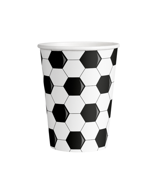 Tazas de fútbol 9cm 8uds.