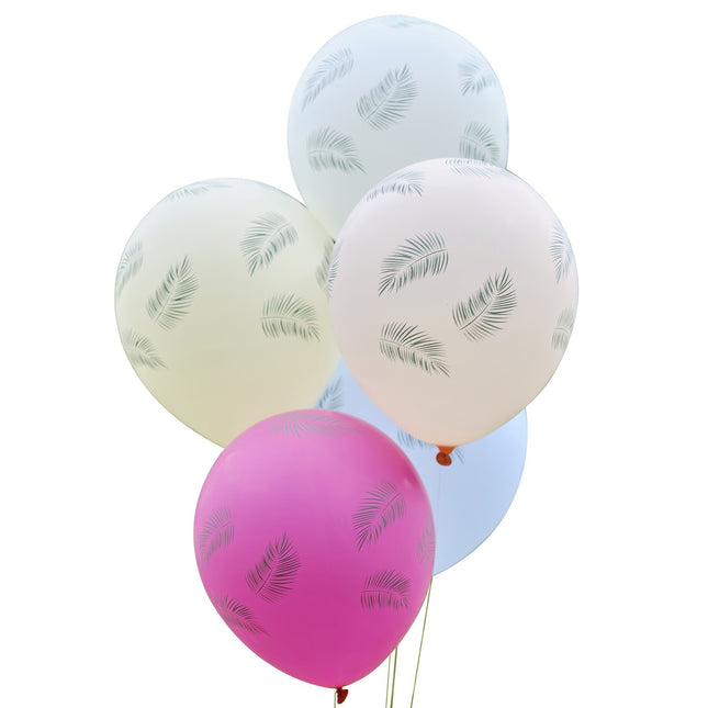 Globos Hojas 30cm 25pcs