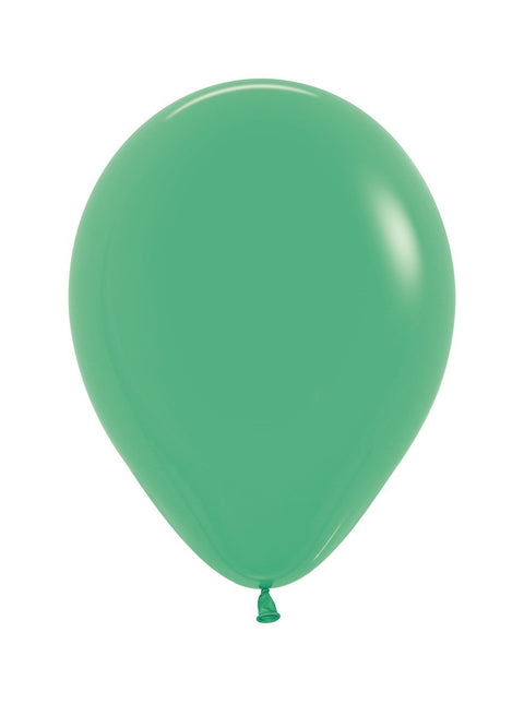 Globos Verde 25cm 100uds