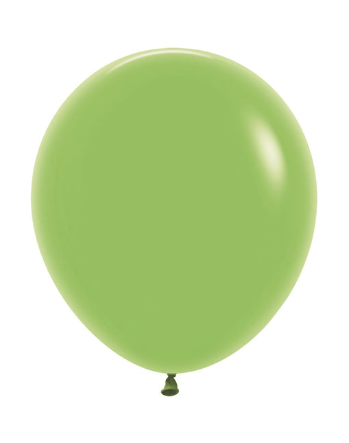 Globos Verde Lima 45cm 25pcs