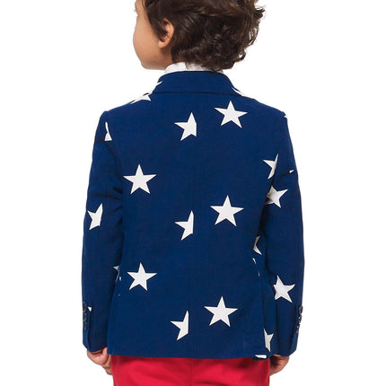 Traje USA Stars Stripes Niño OppoSuits