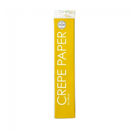 Papel Crepé Amarillo 50cm 2,5m