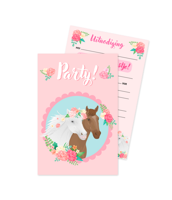 Invitaciones Caballo 6pcs