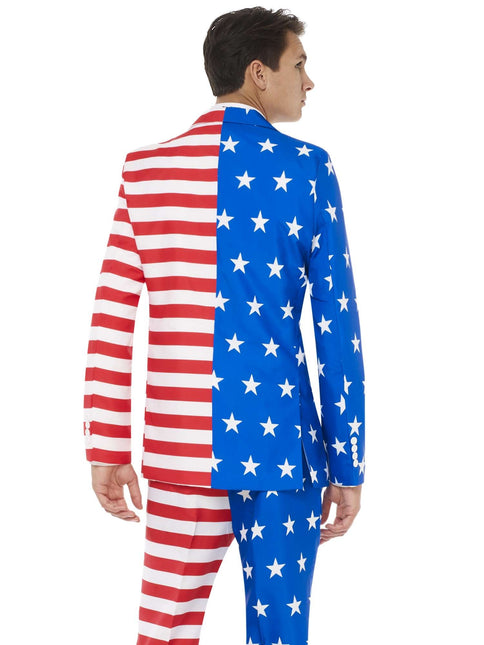 Traje Bandera USA Hombre Suitmeister