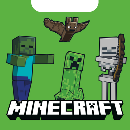 Minecraft Bolsas para compartir 4pcs