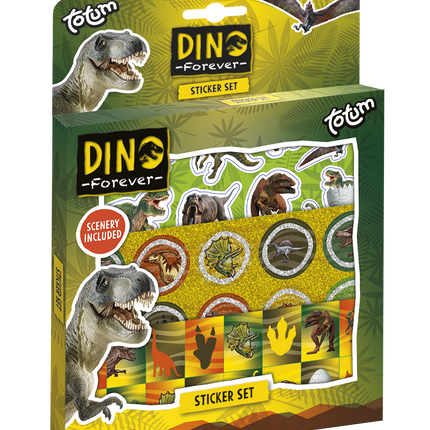 Juego de pegatinas Dino