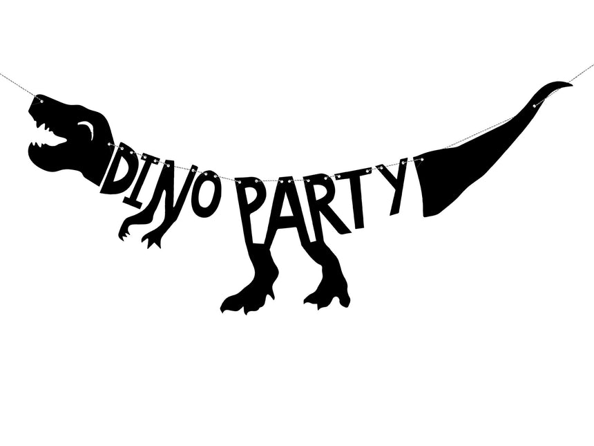 Guirnalda de letras Dino Party 90cm