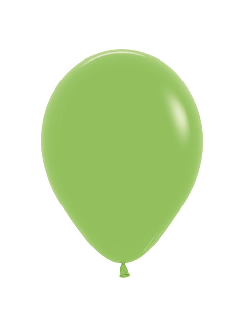 Globos Verde Lima 23cm 50pcs