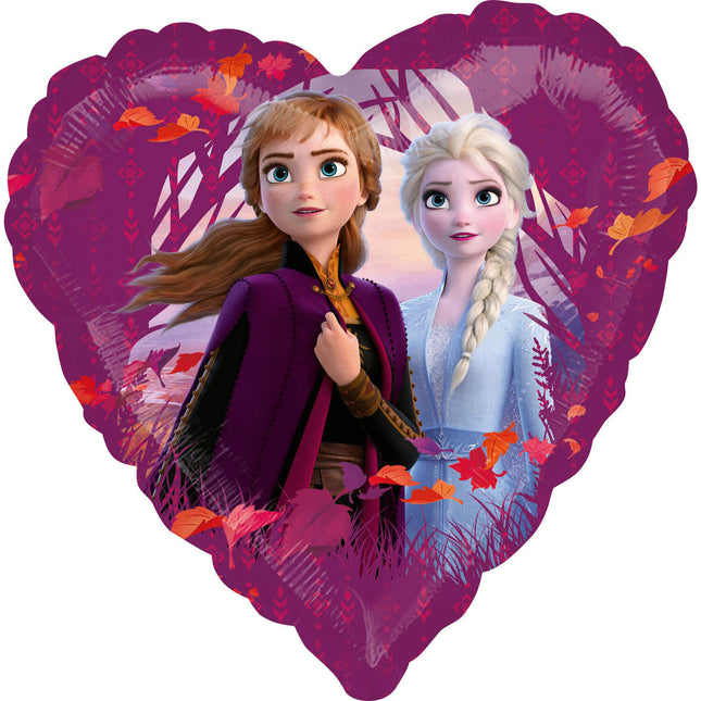 Frozen 2 Globo de Helio Corazón 43cm vacío