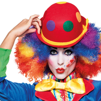 Peluca de Colores Afro Payaso