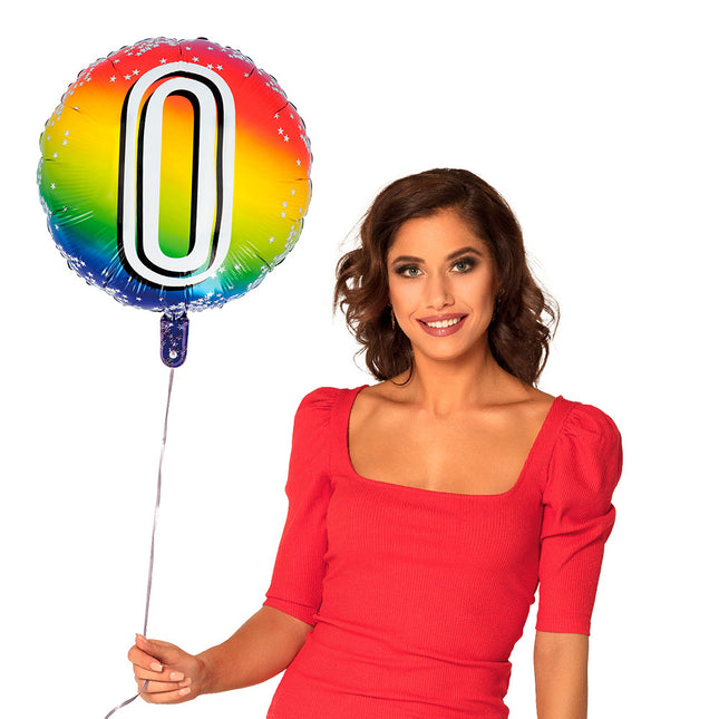 Globo de Helio 0 Año 45cm