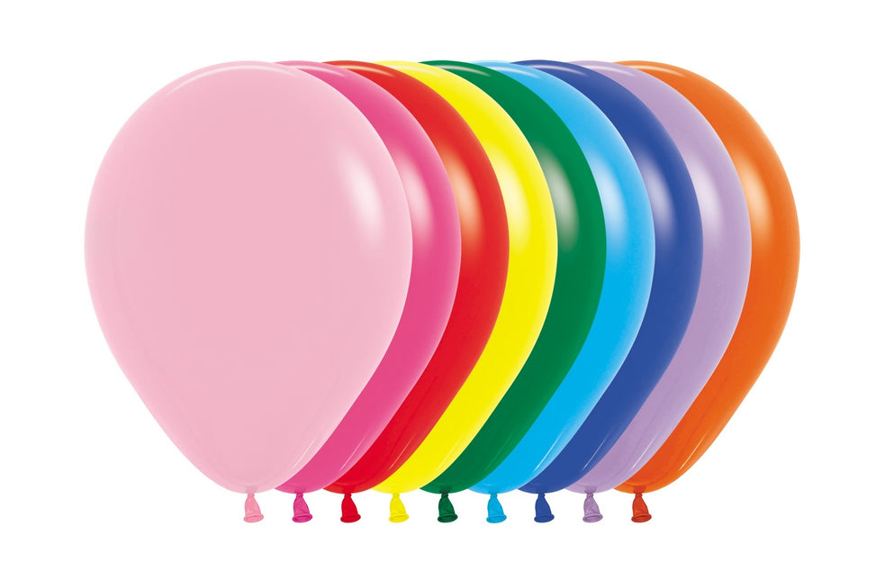 Globos Fashion Mix 25cm 100pcs