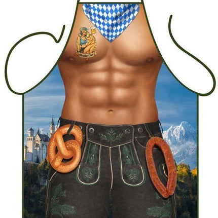 Oktberfest Delantal de cocina Lederhose