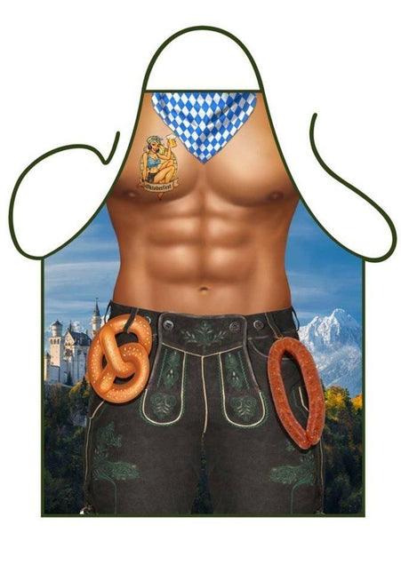 Oktberfest Delantal de cocina Lederhose