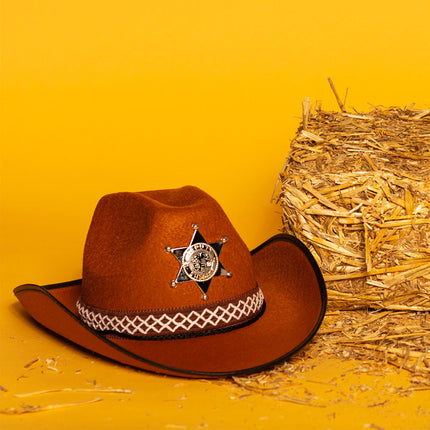 Sombrero Vaquero Sheriff Niño